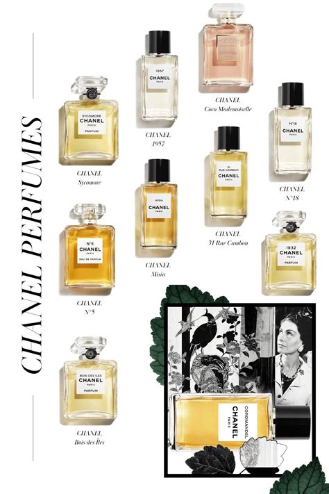 all chanel perfume|all chanel perfume names.